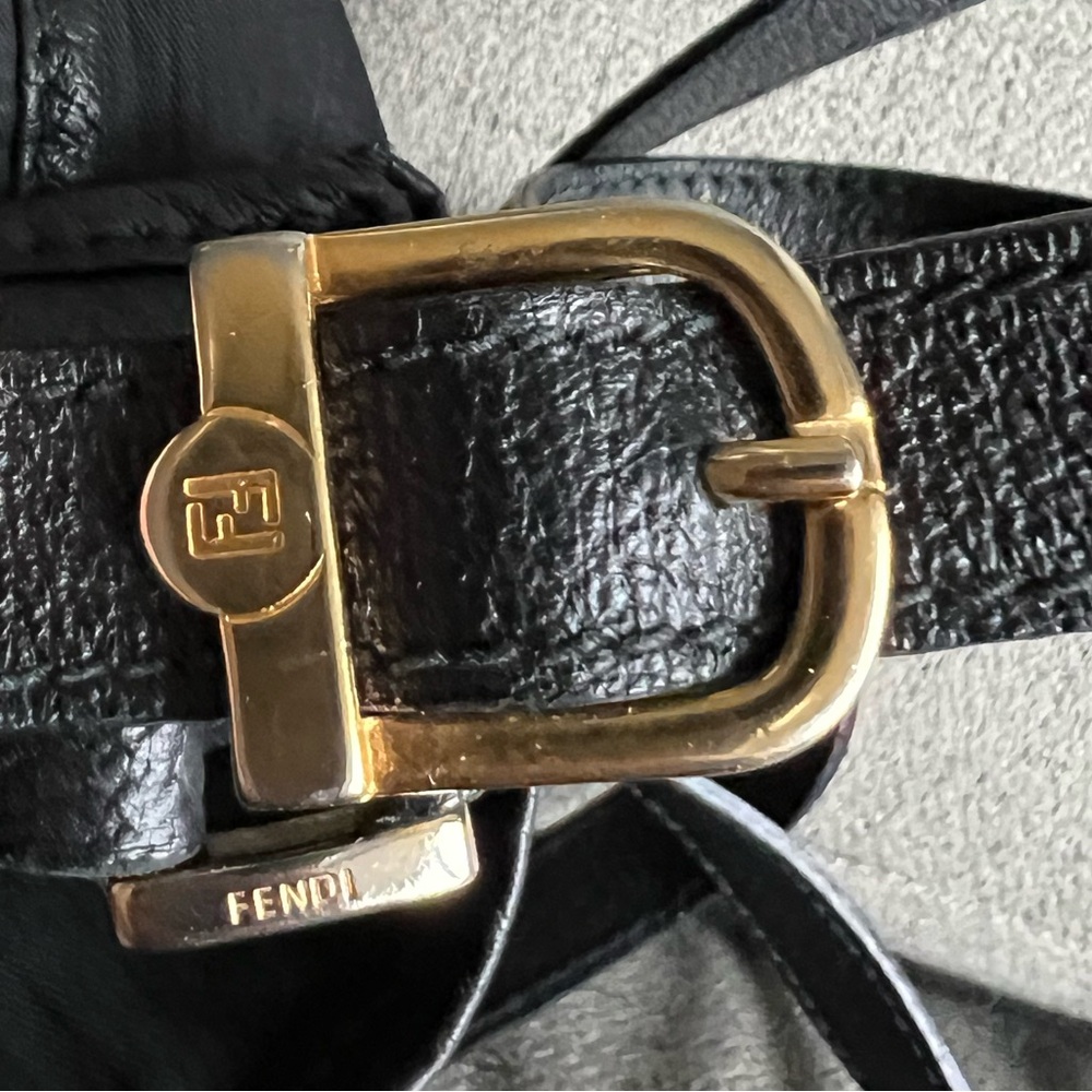 Fendi Vintage 1980s Black nylon crossbody - Picture 5 of 11